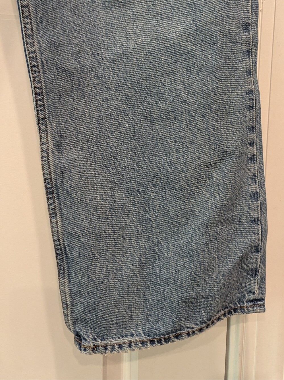 Abercrombie & Fitch Loose High Rise Jeans Women 30/10 Blue Denim Relaxed Y2K - Picture 6 of 15